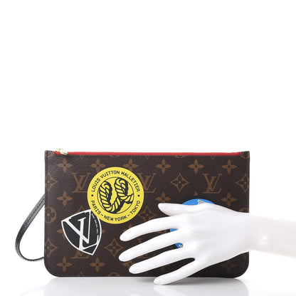 Louis Vuitton Monogram World Tour Neverfull MM GM Pochette 2 of 7