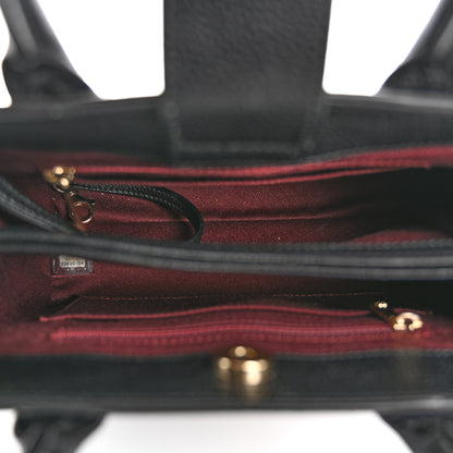 Chanel Grained Calfskin Mini Neo Executive Shopper Tote Black 5 of 13