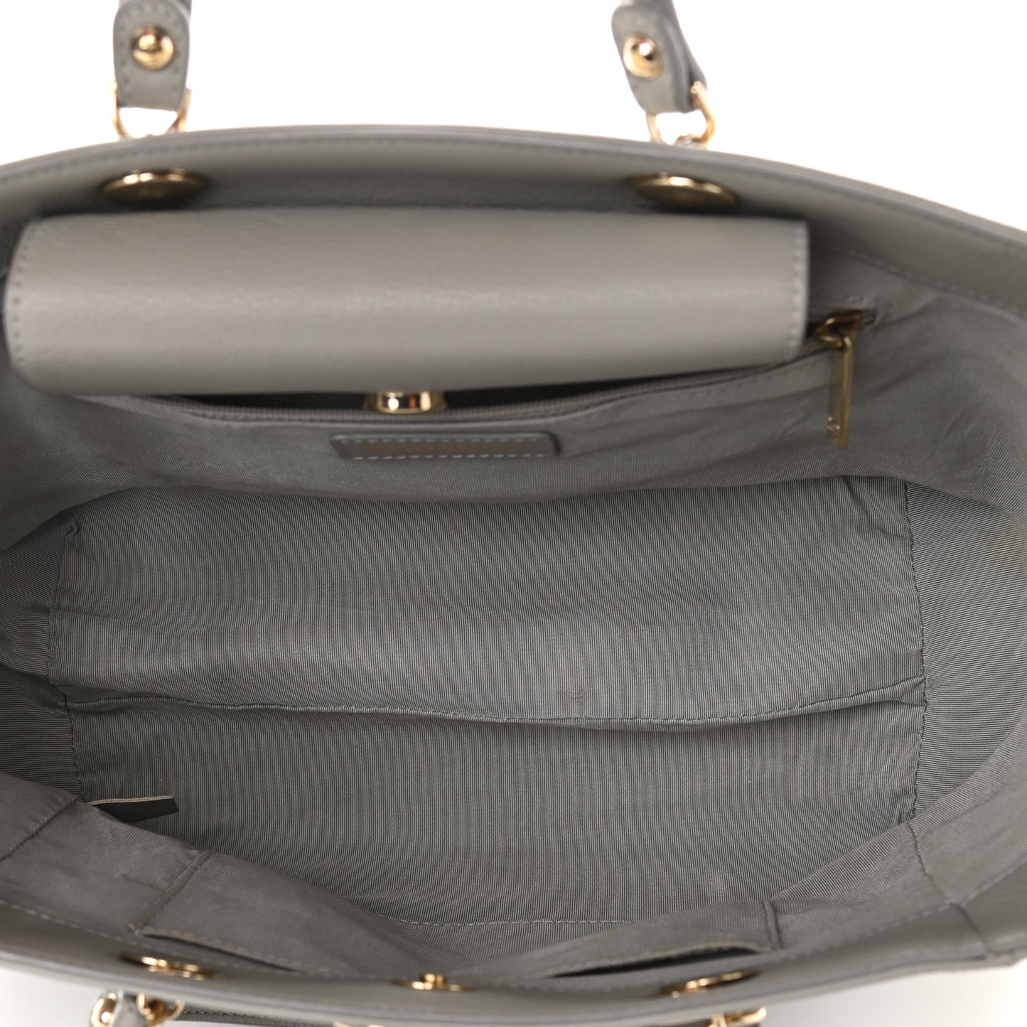 Bullskin Stitched Small Shopping Bag Grey