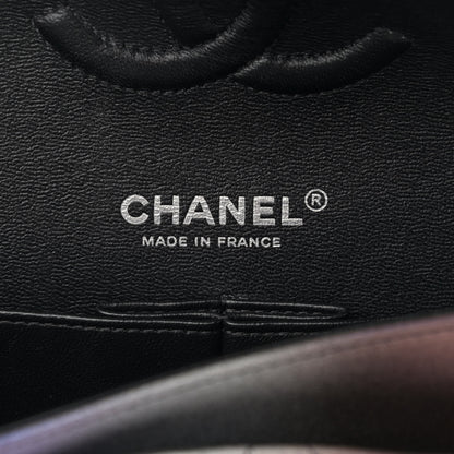 Chanel Calfskin Quilted Ombre Medium Double Flap Black 6 of 18