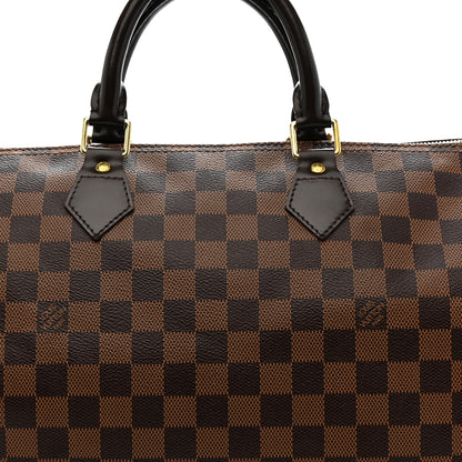 Louis Vuitton Damier Ebene Speedy Bandouliere 35 8 of 12