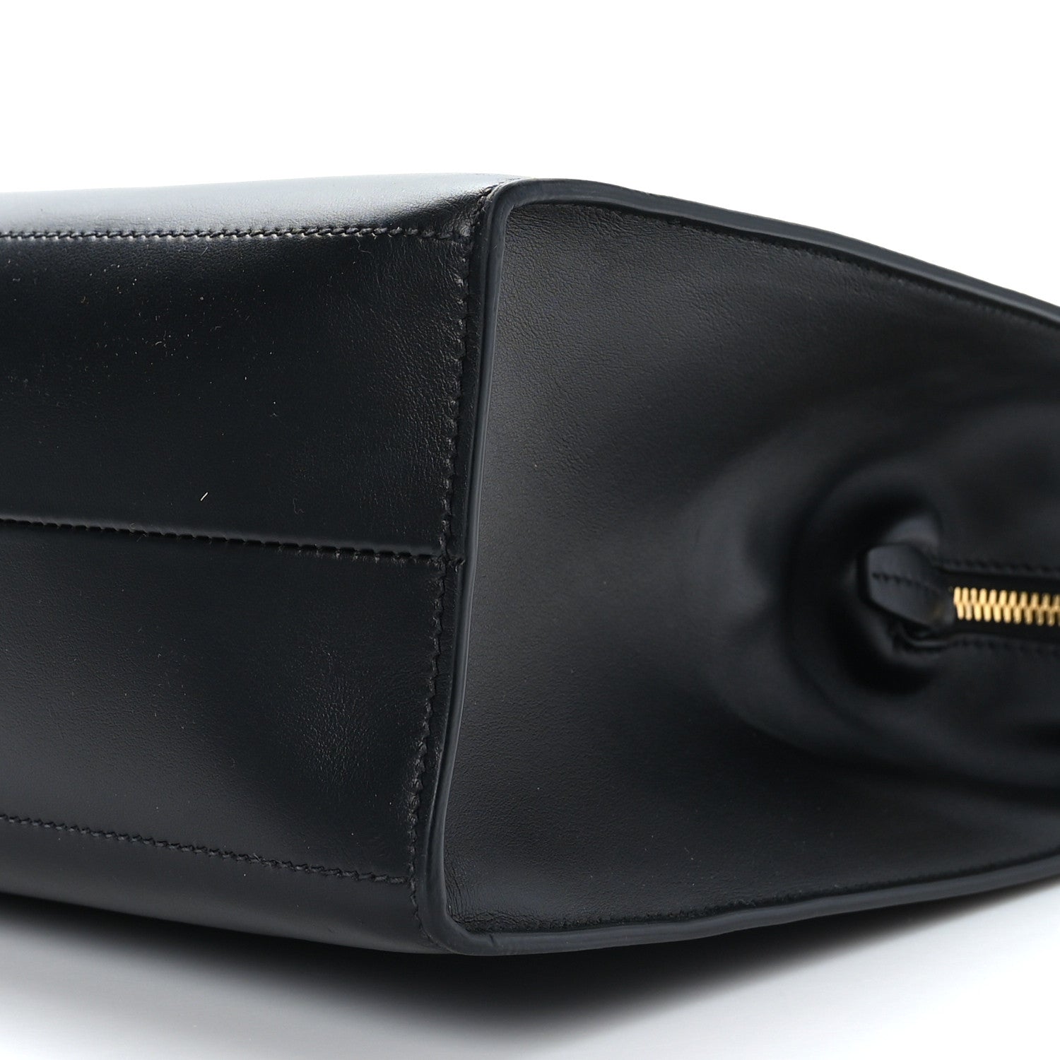 Prada Smooth Calfskin Medium Louise Bag Black 8 of 8