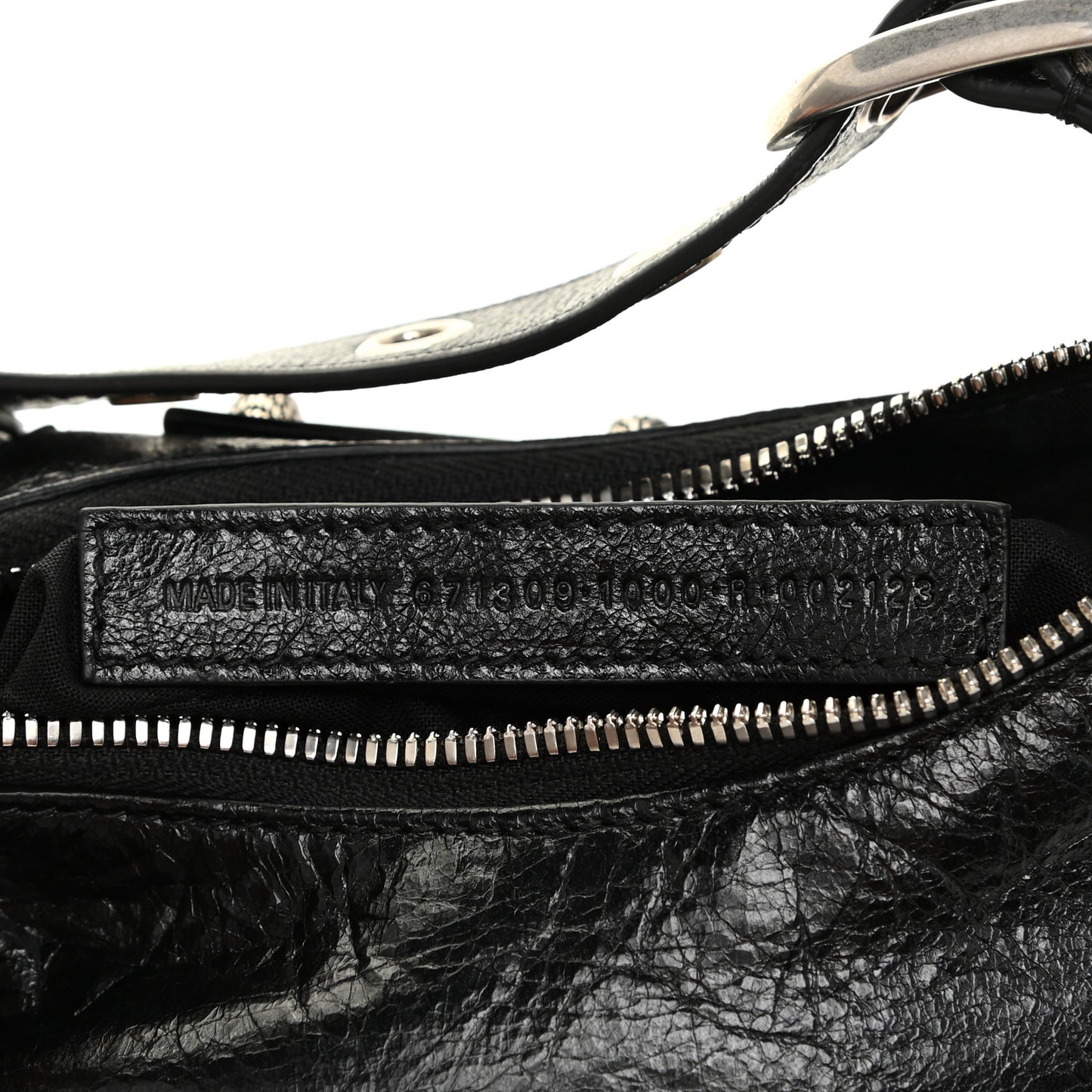 Agneau Arena Le Cagole Shoulder Bag XS Black