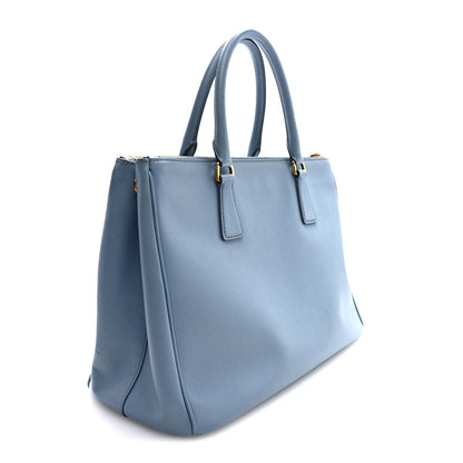 Prada Saffiano Medium Galleria Double Zip Tote Aviazione 3 of 9