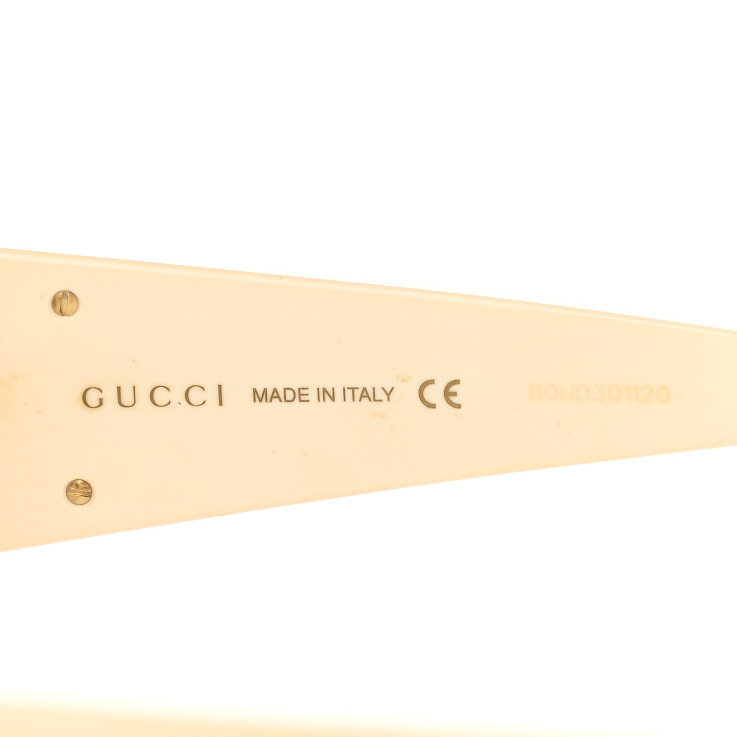 Acetate Shield Sunglasses GG0358S White