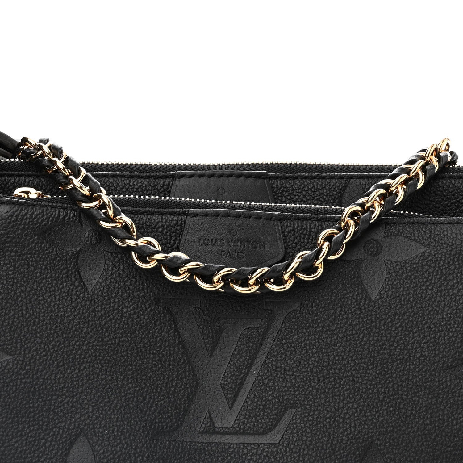 Louis Vuitton Empreinte Monogram Giant Multi Pochette Accessories Black 8 of 11