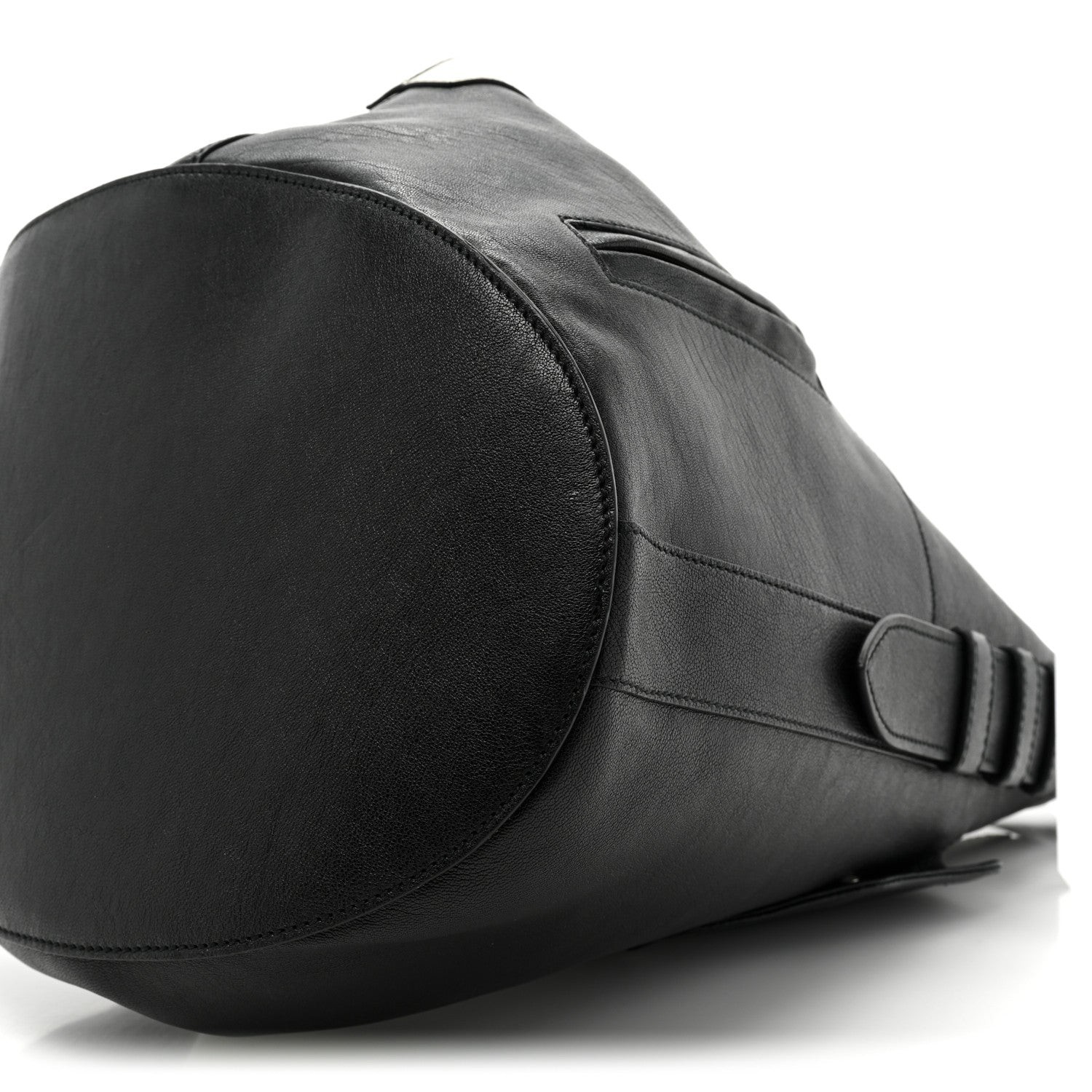 Alexander McQueen Calfskin Zipper Shoulder Bag Black 10 of 15