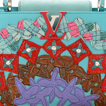 Louis Vuitton Calfskin Lizard Artycapucines Tschabalala Self PM Multicolor 8 of 10