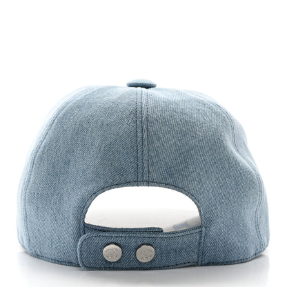 Chanel Denim Cap Hat Blue 5 of 8