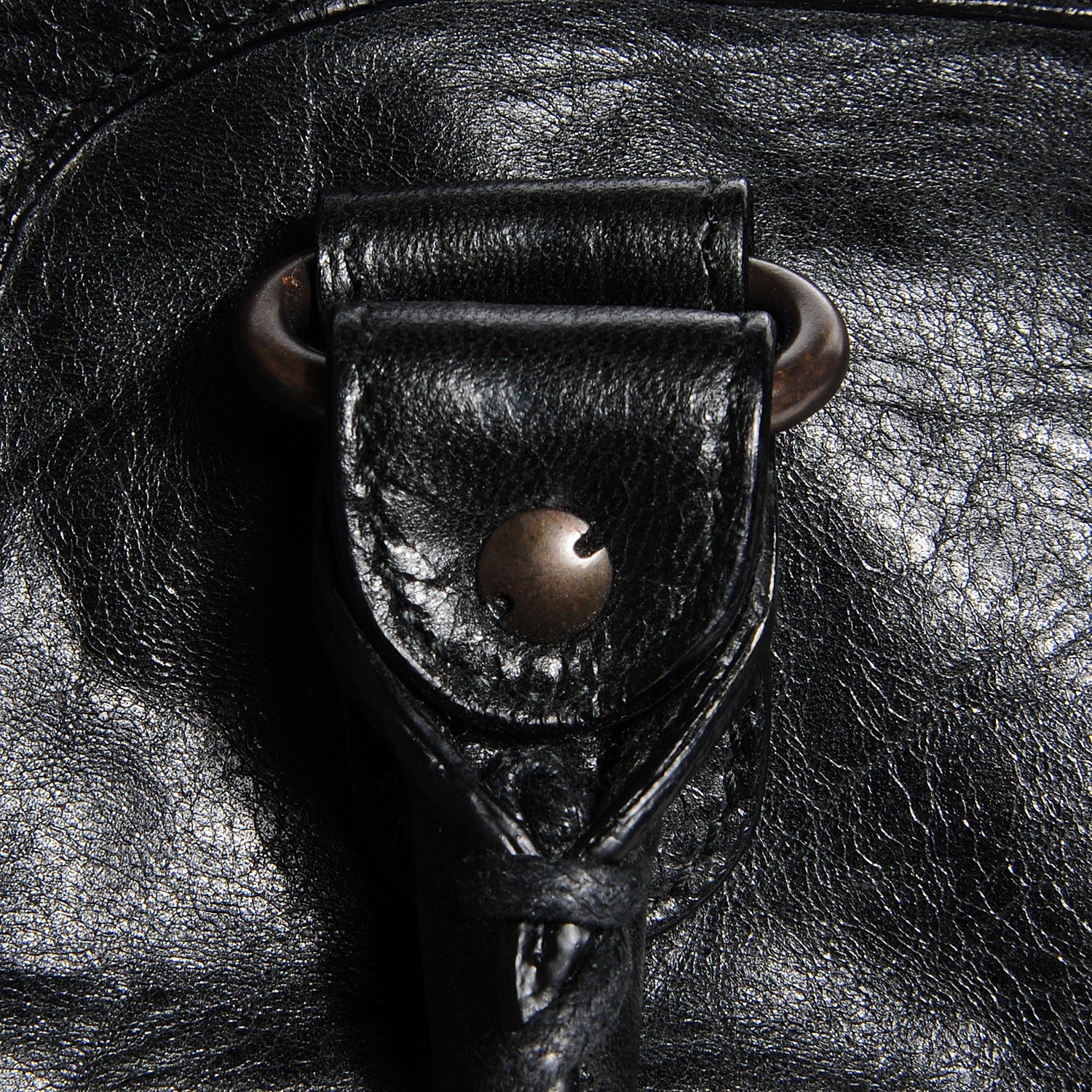 Balenciaga Agneau Classic Hardware Square Tote Black 8 of 13