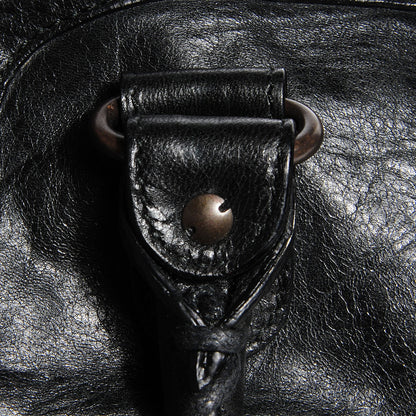 Balenciaga Agneau Classic Hardware Square Tote Black 8 of 13