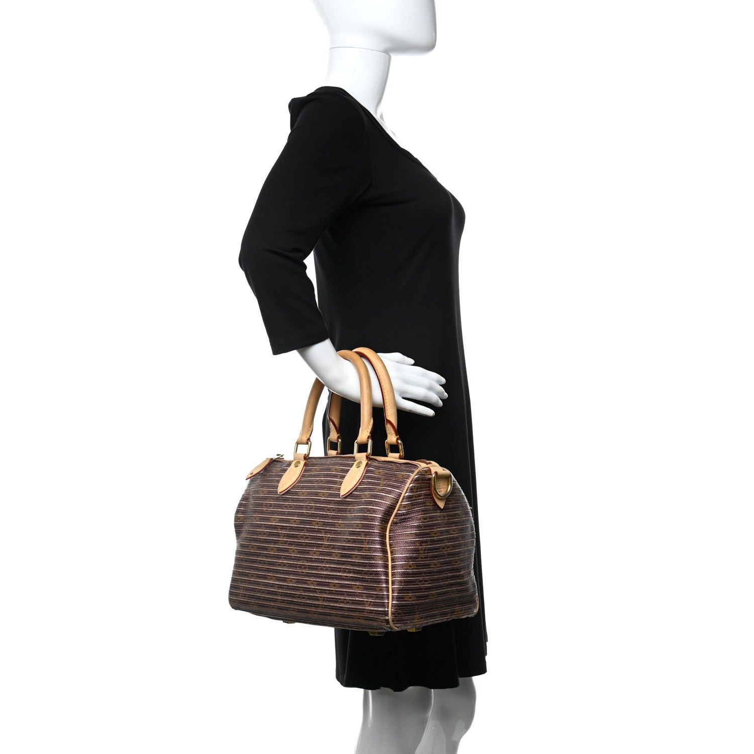 Louis Vuitton Monogram Eden Speedy Peach 2 of 9