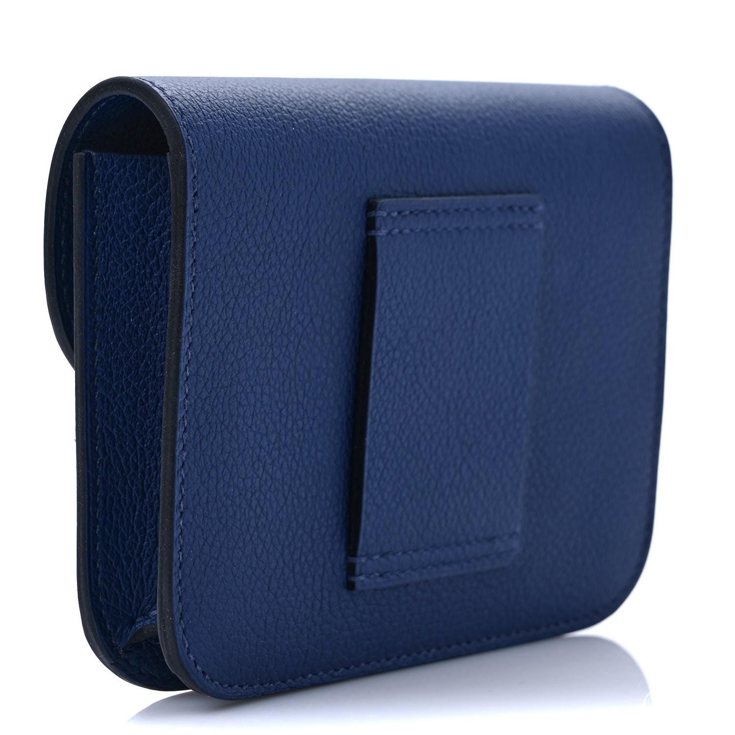 Hermes Evercolor Bi-Color Constance Slim Wallet Bleu Saphir Bleu France 4 of 8