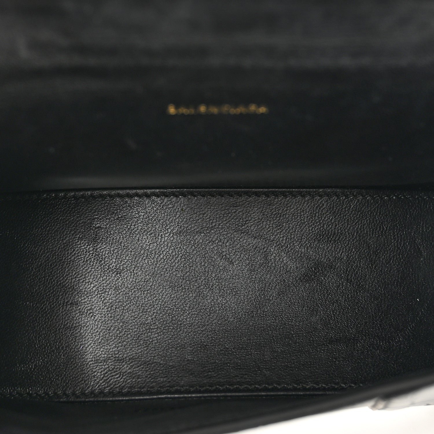 Balenciaga Shiny Calfskin Crocodile Embossed Hourglass Top Handle Bag XS Black 6 of 11