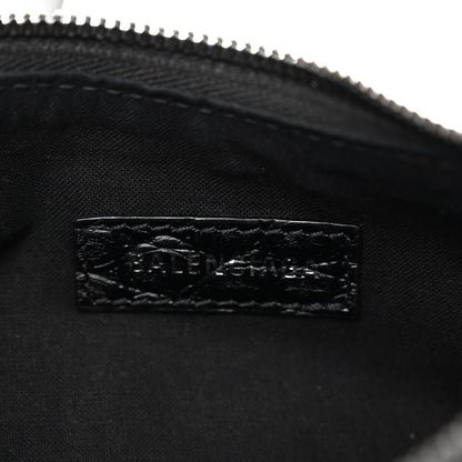 Balenciaga Extra Supple Calfskin Crocodile Embossed Monochrome Le Cagole Shoulder Bag XS Black 6 of 10