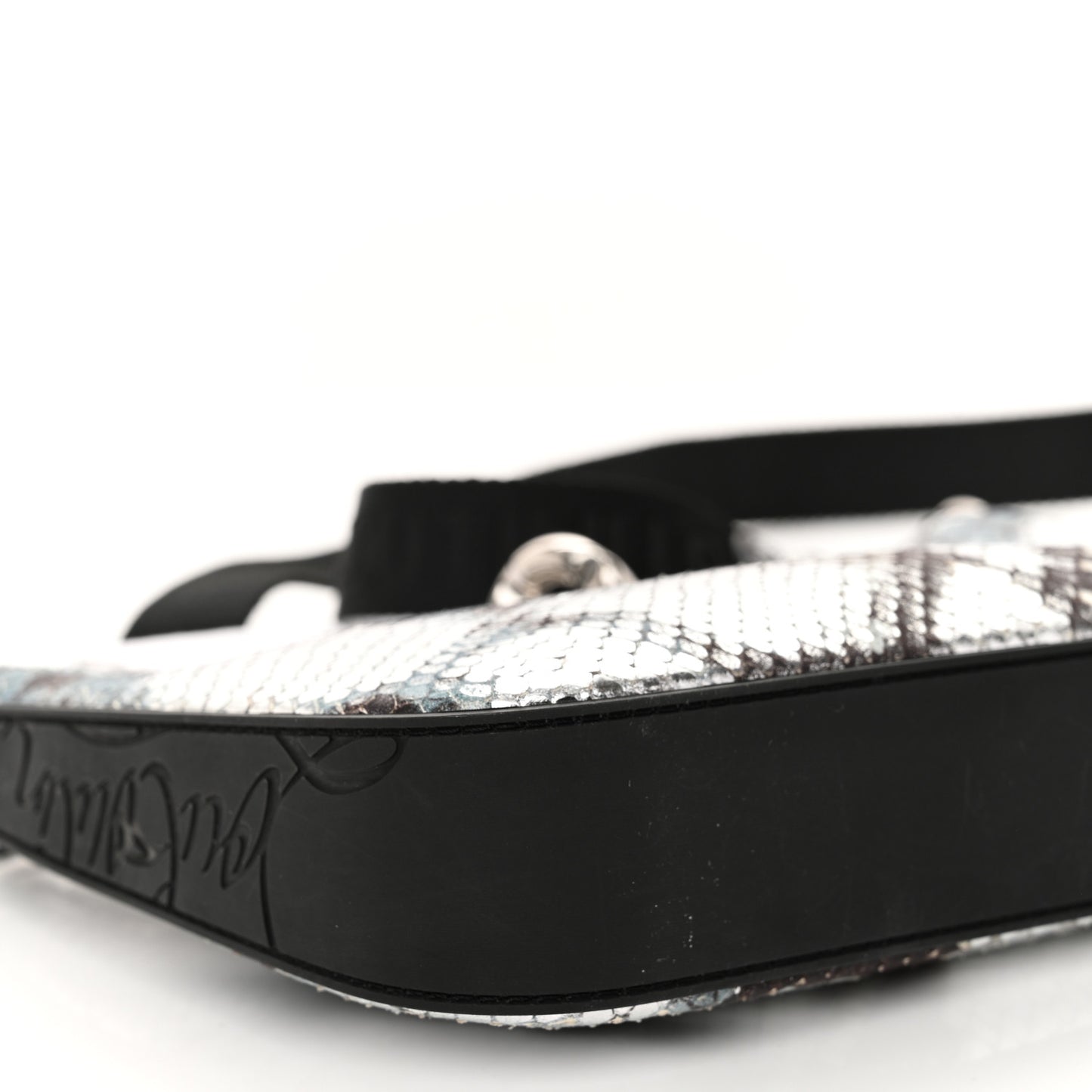Calfskin Amazonia Loubila Mini Chain Shoulder Bag Multicolor