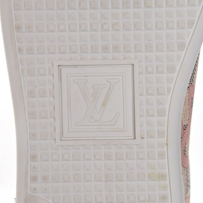 Louis Vuitton Damier Azur Tahitienne Bora Bora Sneakers 39 Rose Ballerine 6 of 9