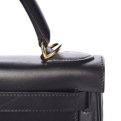 Hermes Box Kelly Retourne 28 Black 42 of 43