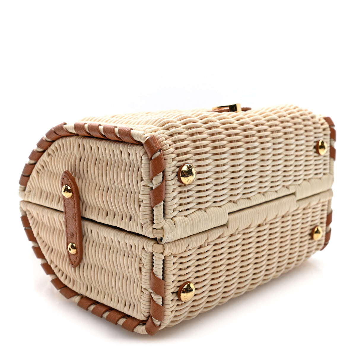 Rattan Ostrich Speedy Bandouliere 20 Tan
