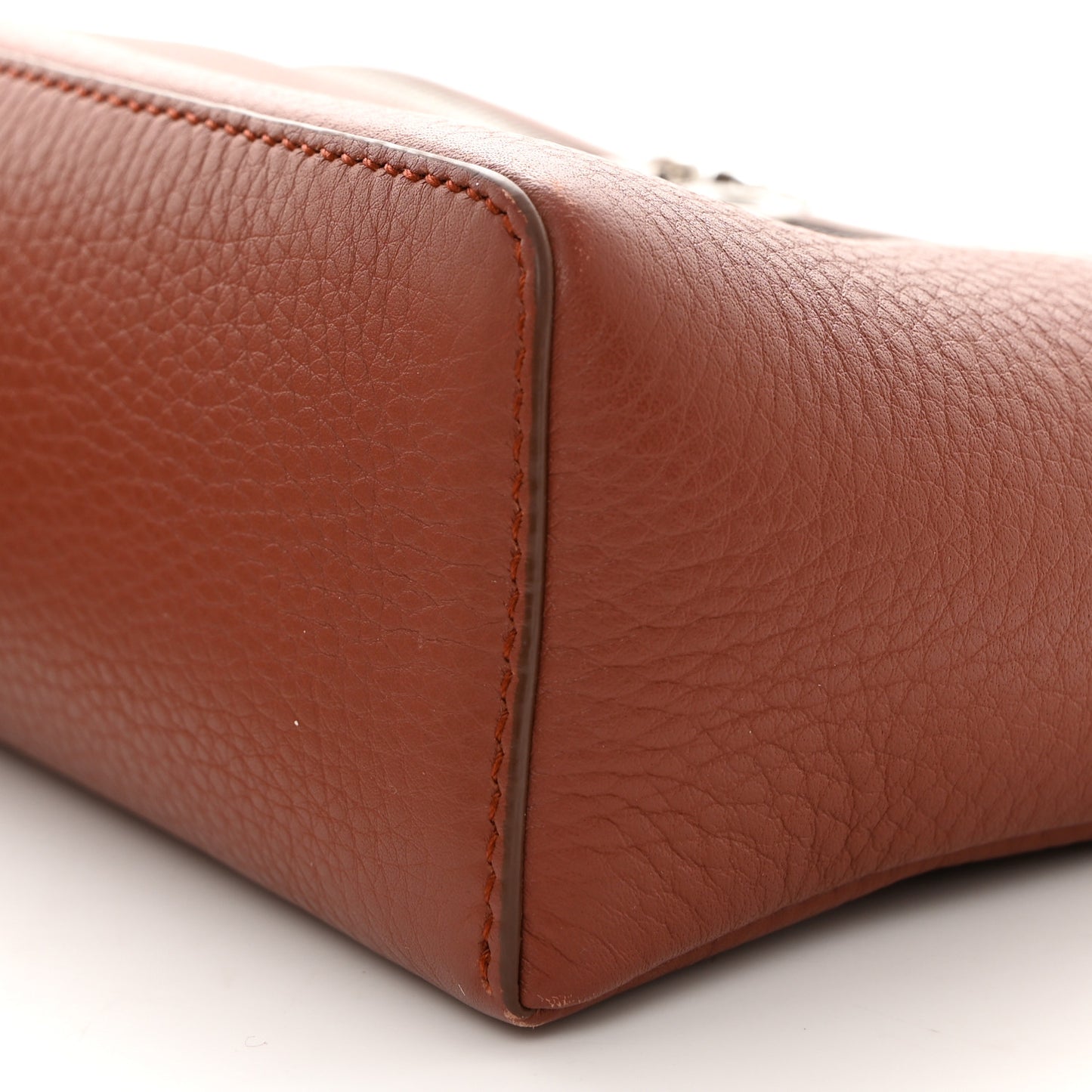 Grained Calfskin L19 Extra Pocket Pouch Kummel