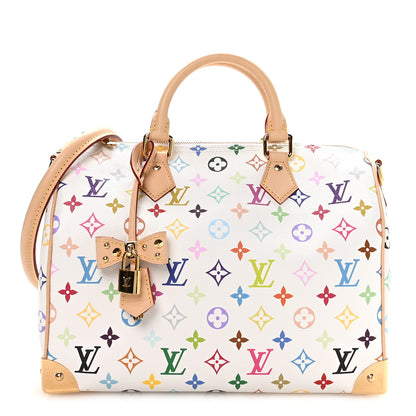 Louis Vuitton LV X TM Monogram Multicolor Speedy Soft 30 White 1 of 9