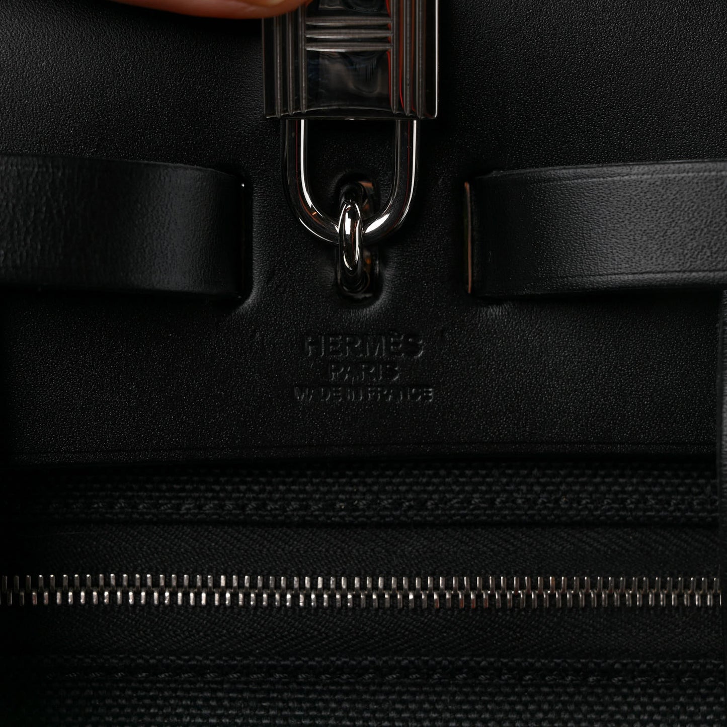 Military Toile Vache Hunter Herbag a Dos Zip Retourne Backpack Black