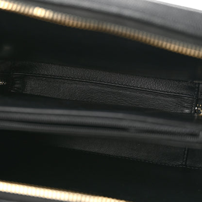 Chanel Caviar Quilted Medium CC Filigree Vanity Case Black 5 of 14