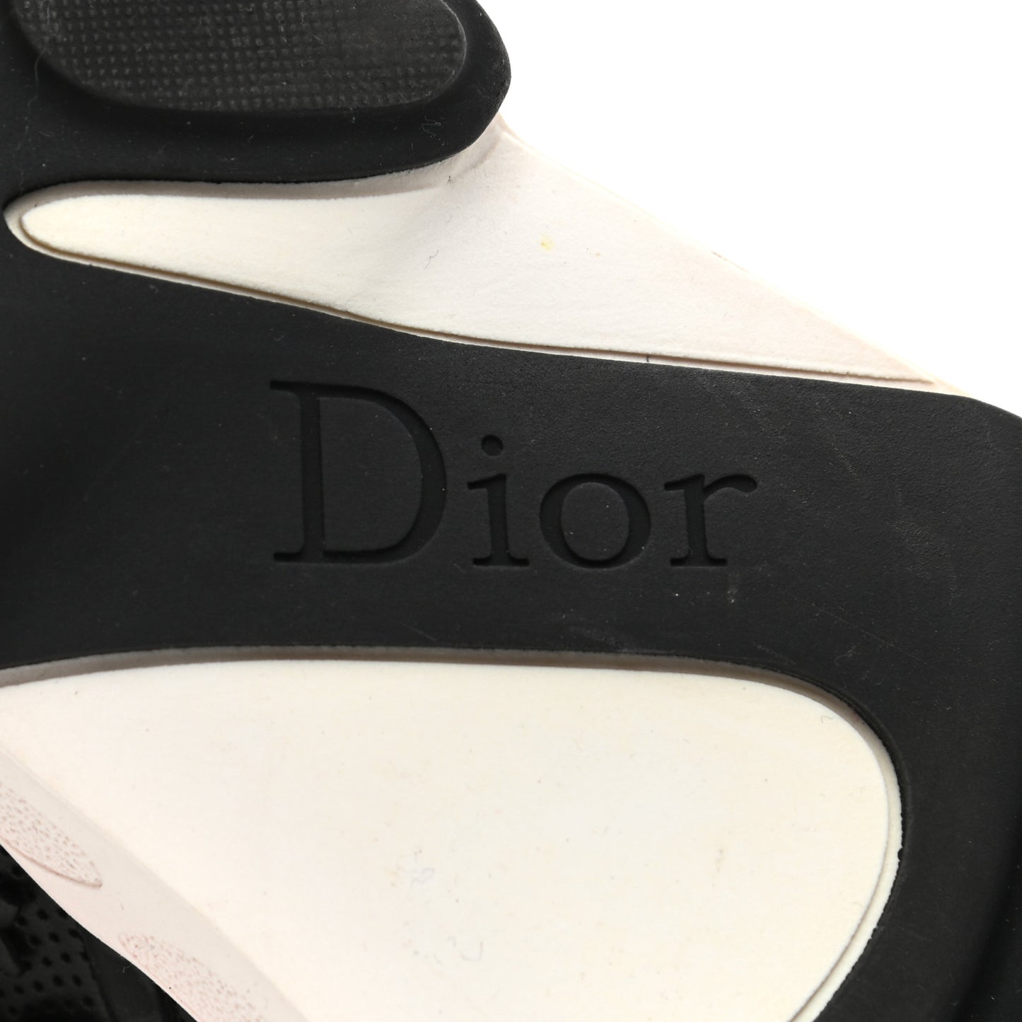 Perforated Lambskin Embellished Dior Fusion Sneakers 40 Black