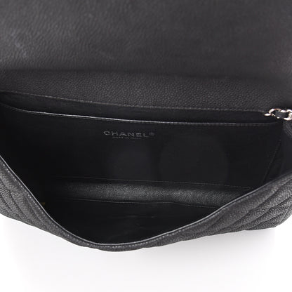 Chanel Caviar Quilted Clutch With Chain Flap Black 4 of 9
