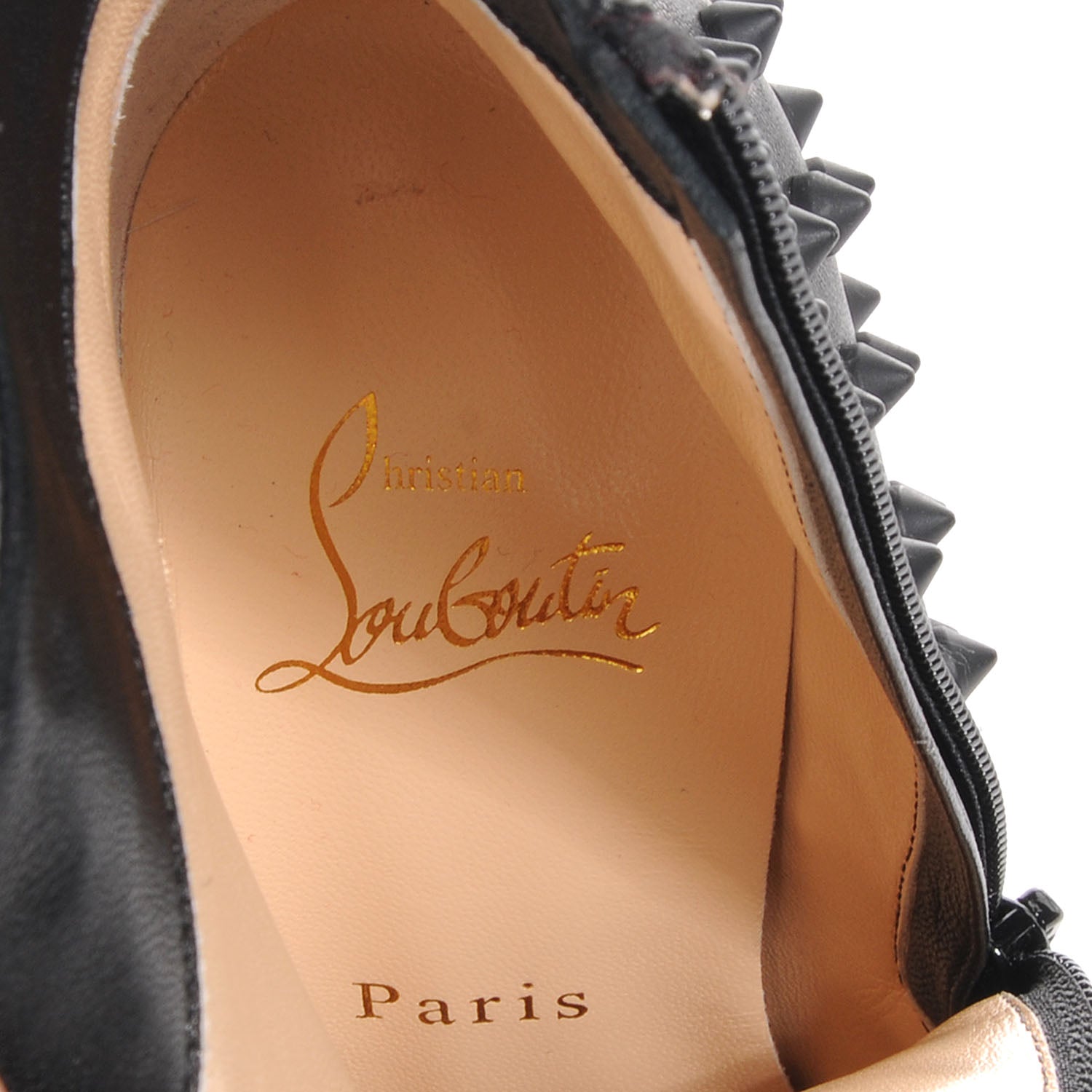 Christian Louboutin Kid Snakilta 120 Booties 37.5 Black 12 of 14