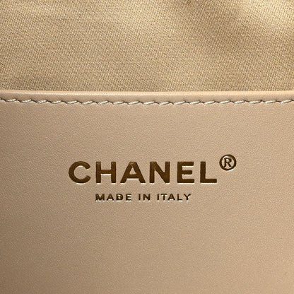 Chanel Metallic Caviar Quilted Small Chanel 25 Handbag Gold 6 of 11