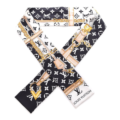 Louis Vuitton Silk Monogram Confidential Bandeau Black 1 of 4