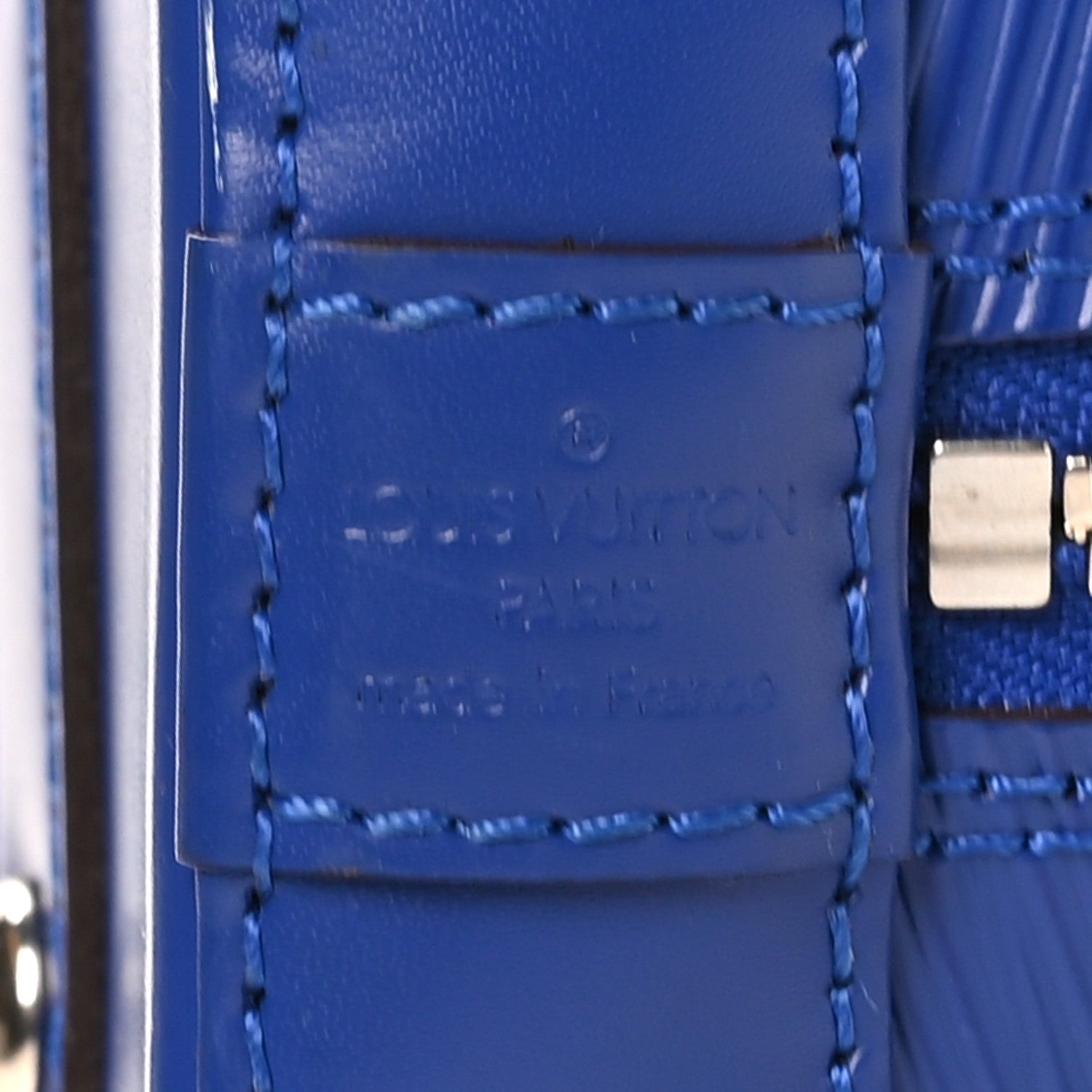 Louis Vuitton Epi Alma BB Blueberry 6 of 9