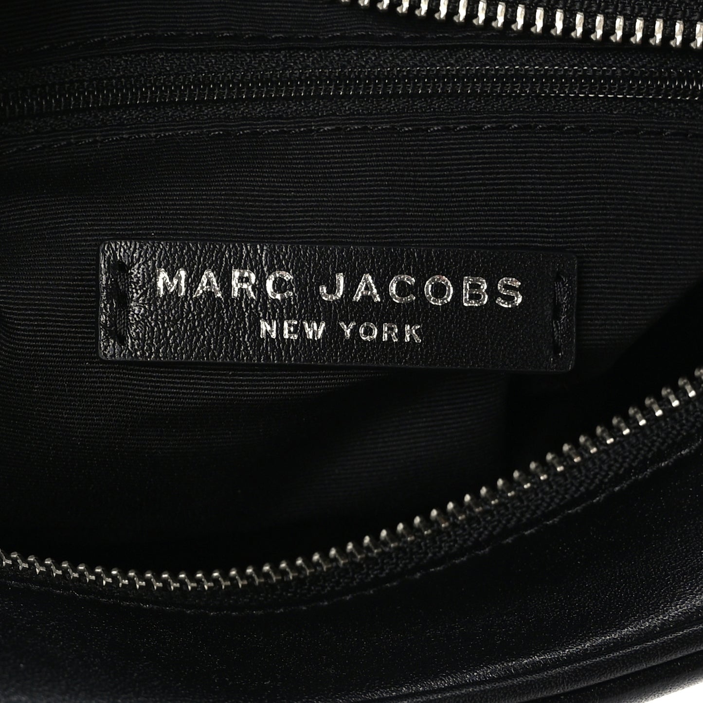 Calfskin Tempo Baguette Shoulder Bag Black