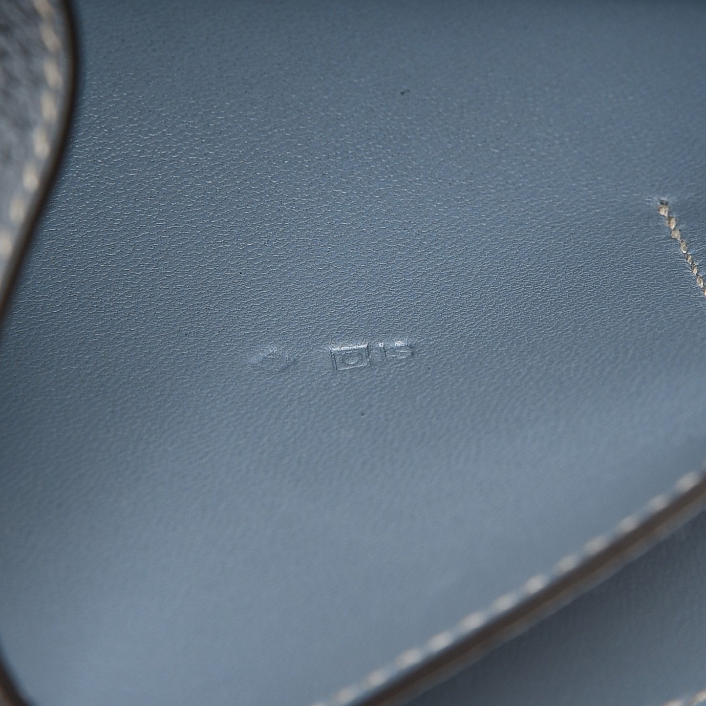 Togo Dogon Duo Wallet Bleu Lin