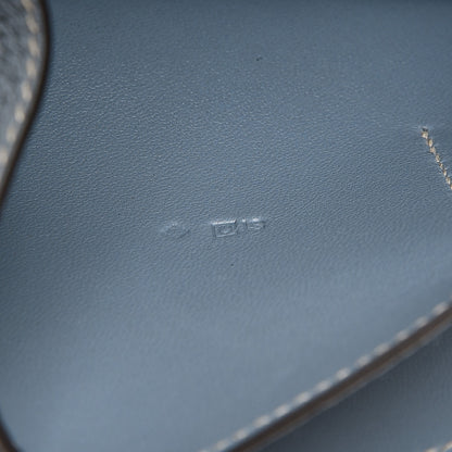 Hermes Togo Dogon Duo Wallet Bleu Lin 7 of 9