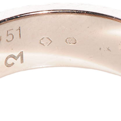 Cartier 18K White Gold 5.5mm LOVE Ring 51 5.75 5 of 5