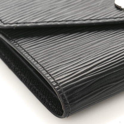 Louis Vuitton Epi Victorine Wallet Black 8 of 9