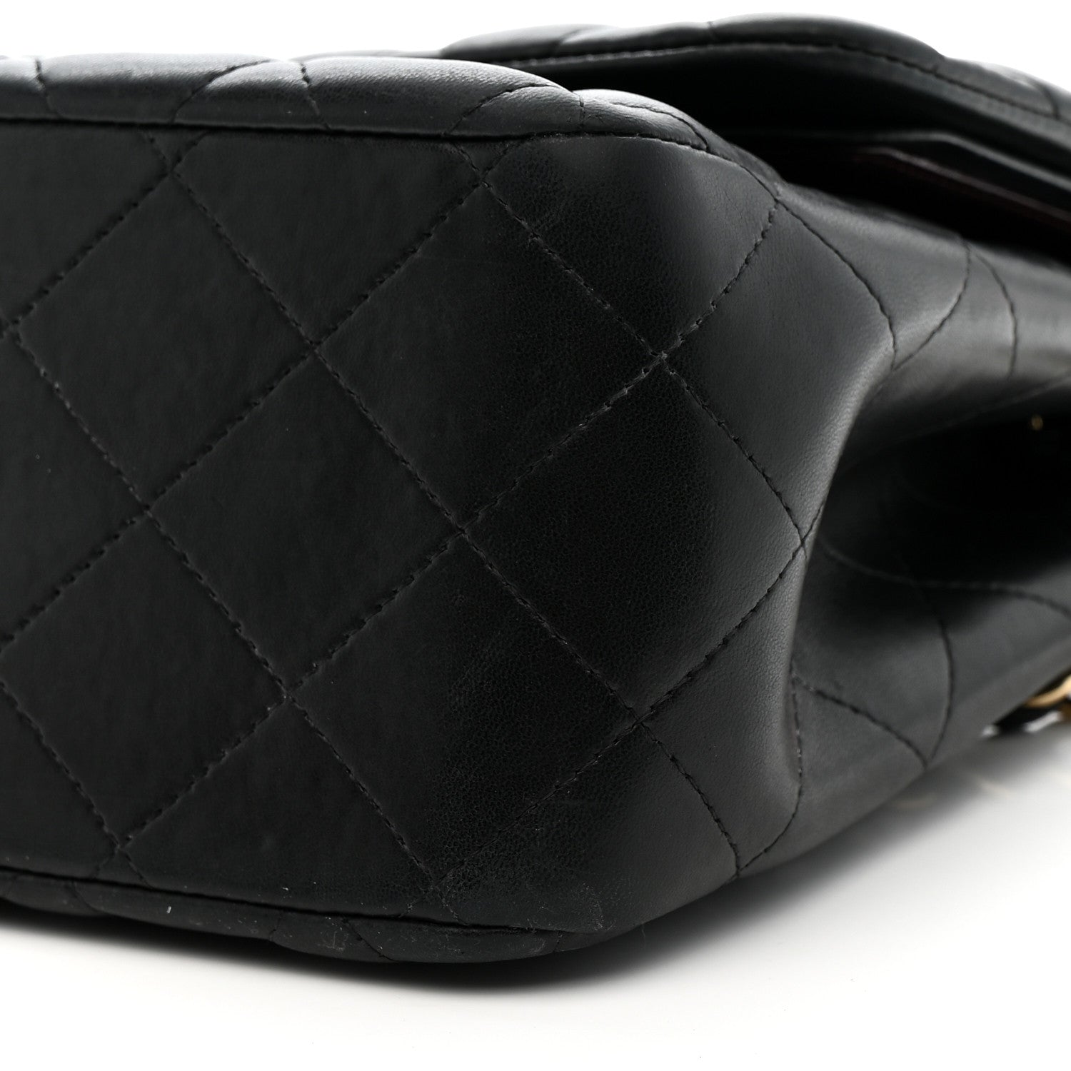 Chanel Lambskin Quilted Jumbo Double Flap Black 10 of 14
