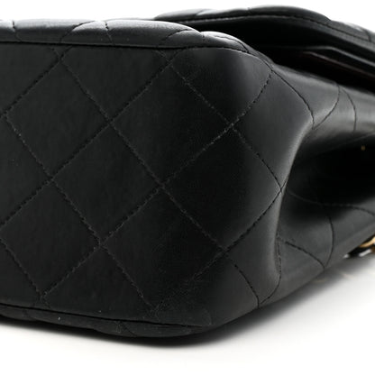 Chanel Lambskin Quilted Jumbo Double Flap Black 10 of 14
