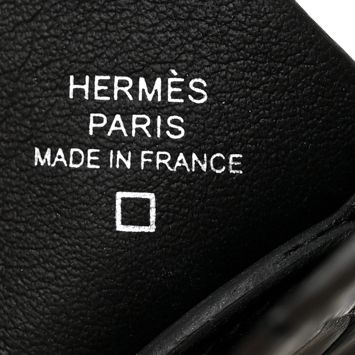 Hermes Epsom Chevre Mysore Swift Alligator Lizard Birdy Bag Charm Black 3 of 5