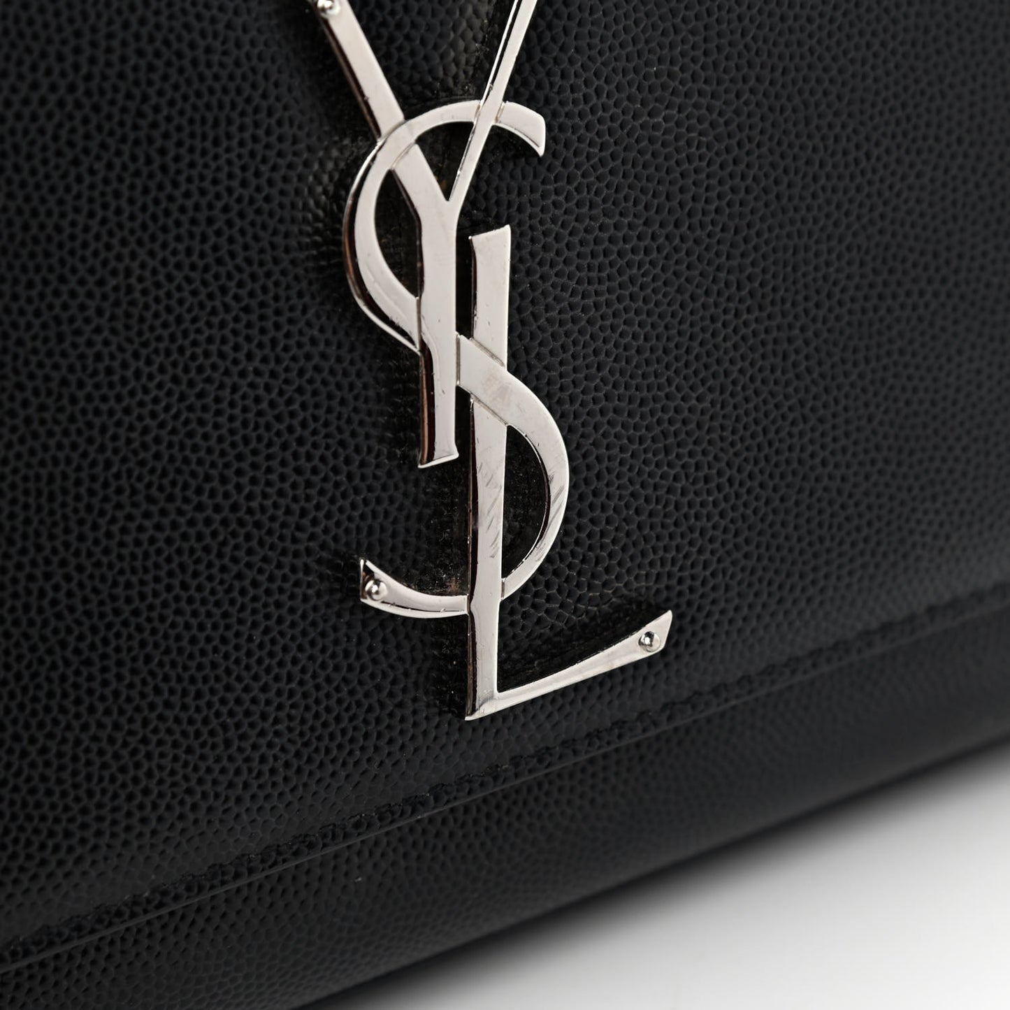 Grain De Poudre Small Monogram Kate Satchel Black