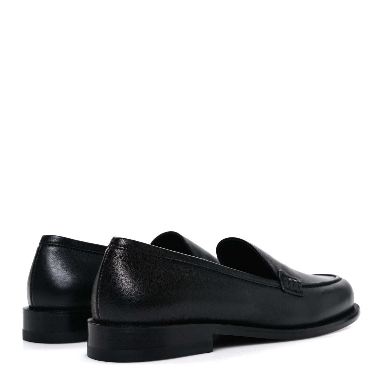 Chanel Lambskin CC Mocassin Loafers 38.5 Black 5 of 11