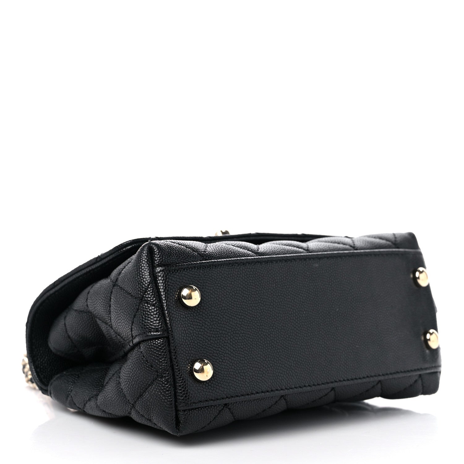 Chanel Caviar Quilted Extra Mini Coco Handle Flap Black 4 of 15