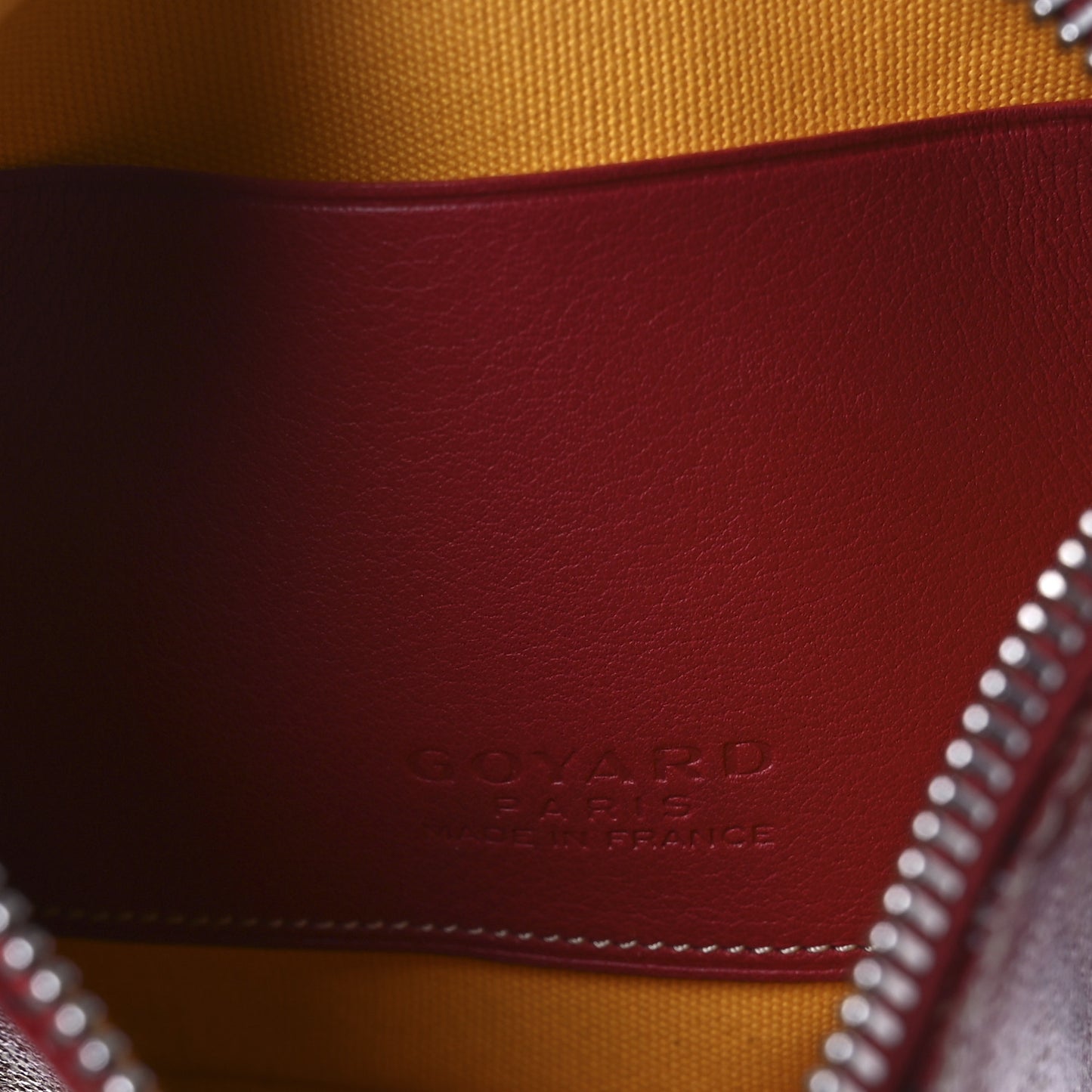 Goyardine Mini Senat Pochette Red