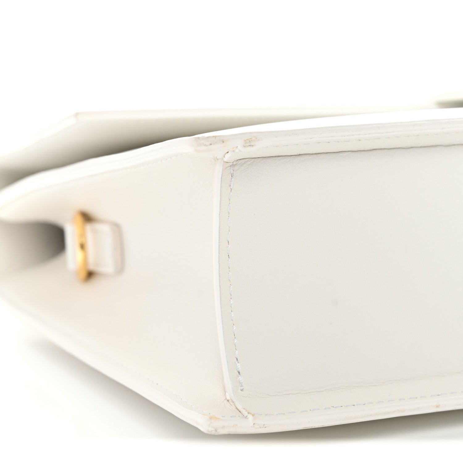 Jacquemus Smooth Calfskin Long Le Grand Bambino Clutch White 8 of 10