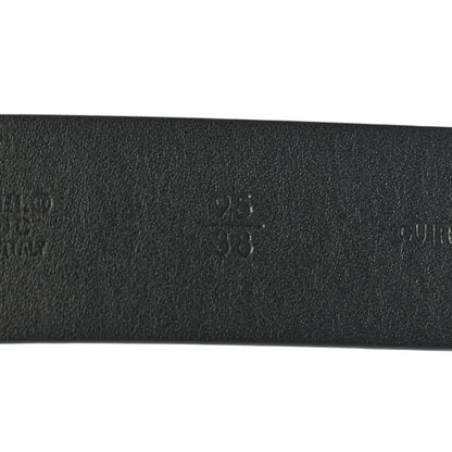 Chanel Calfskin Crystal CC Belt 95 38 Black Blue 4 of 7