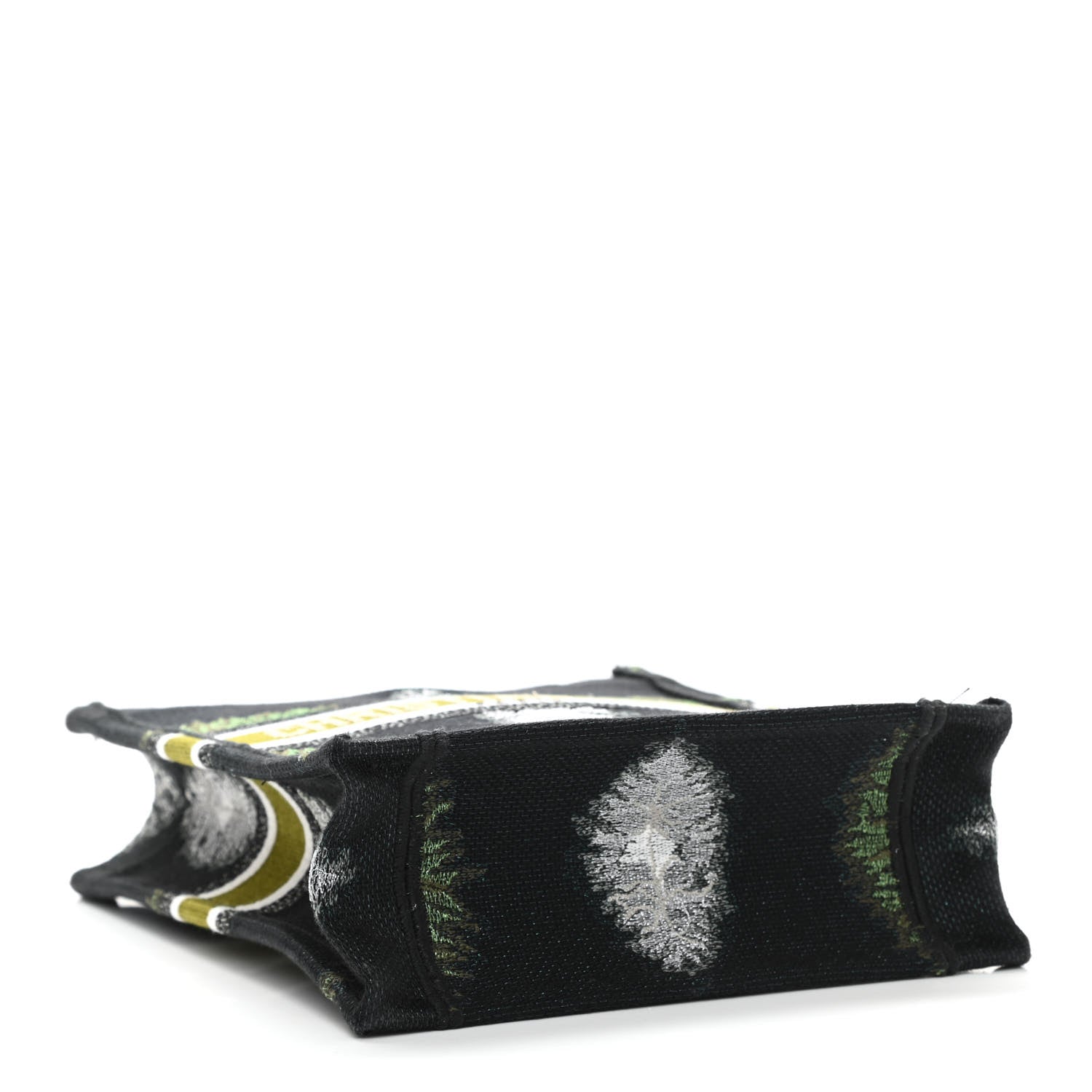 Christian Dior Canvas Tie And Dior Vertical Book Tote Green Multicolor 4 of 11