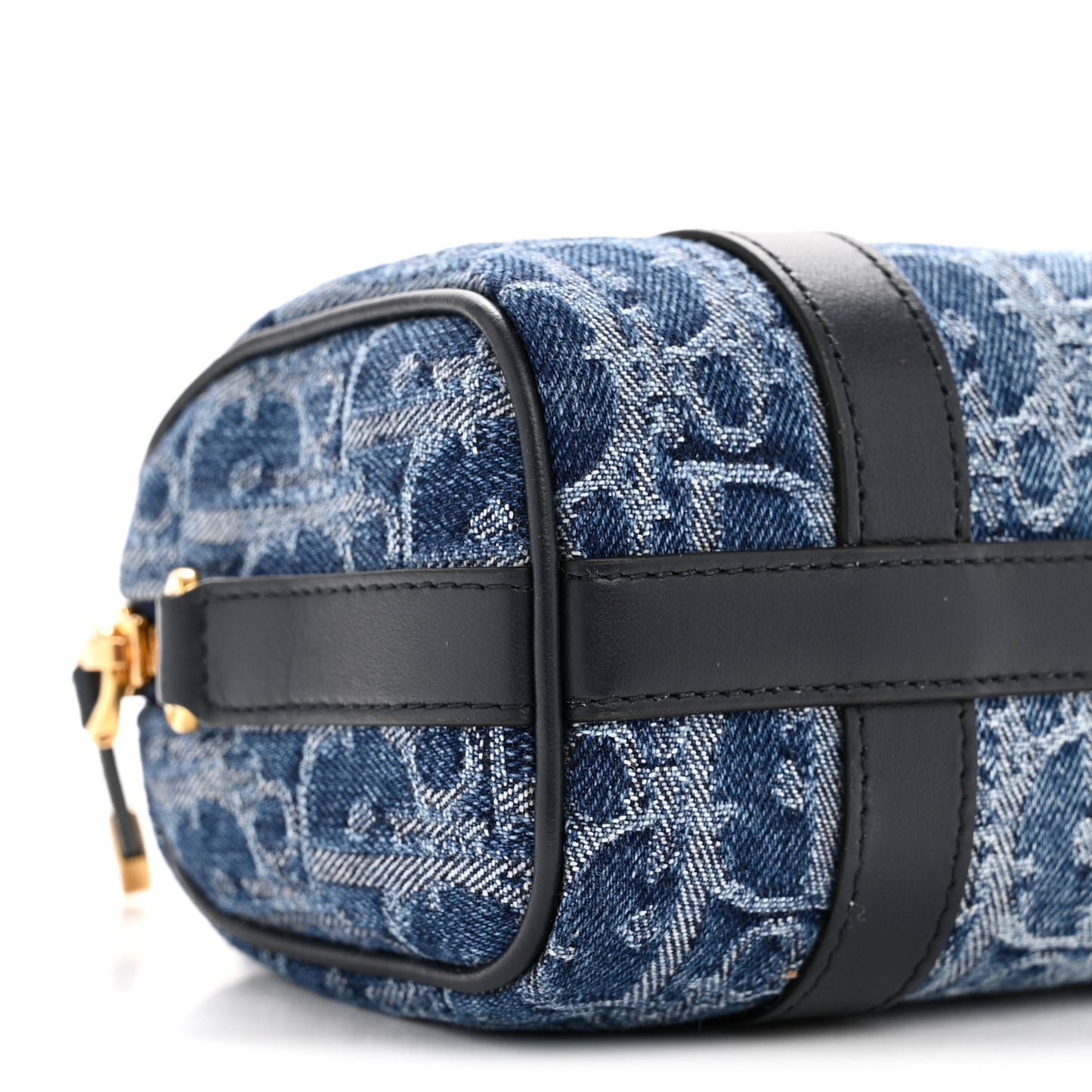 Denim Oblique Nano Groove 17 Bag Blue