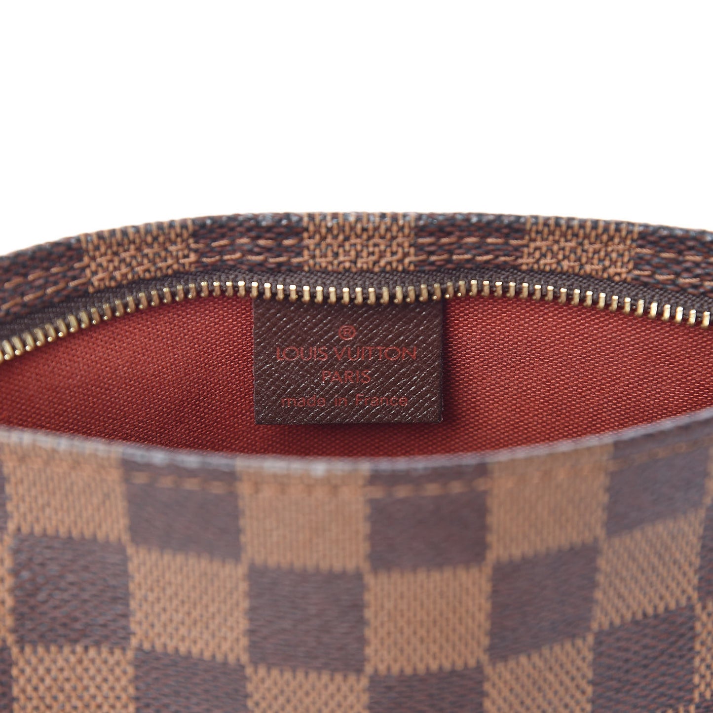 Damier Ebene Trousse Make Up Bag Pochette
